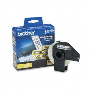 Etiquetas Brother DK1204 | Blancas, 17MM x 54.3MM, Rollo de 400 Etiquetas