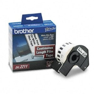 Cinta Brother DK2211 | Negro Sobre Blanco, 29mm x 15.2m