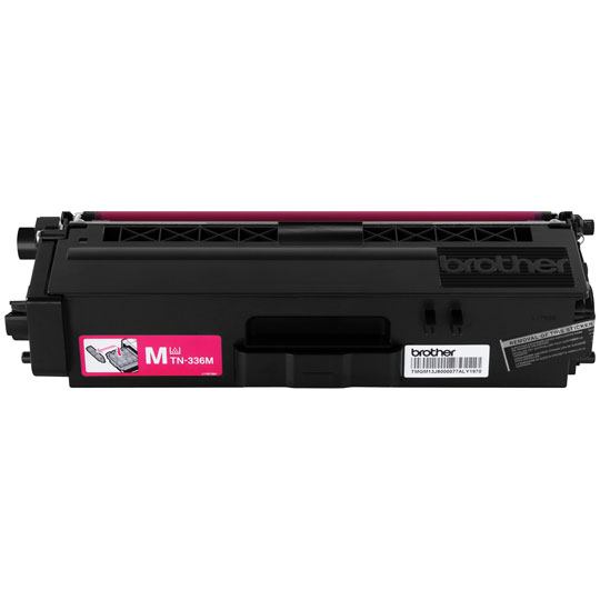 Toner Brother TN336M | Alto Rendimiento 3500 Páginas, Color Magenta