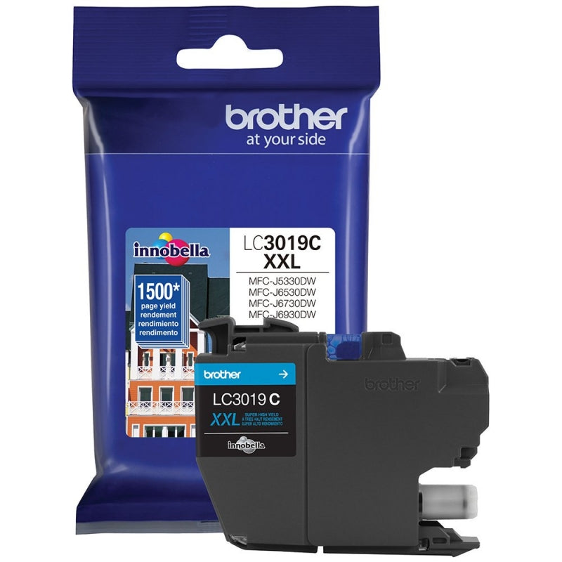 Cartucho de Tinta Brother LC3019C | Cian, Rendimiento 1500 Páginas