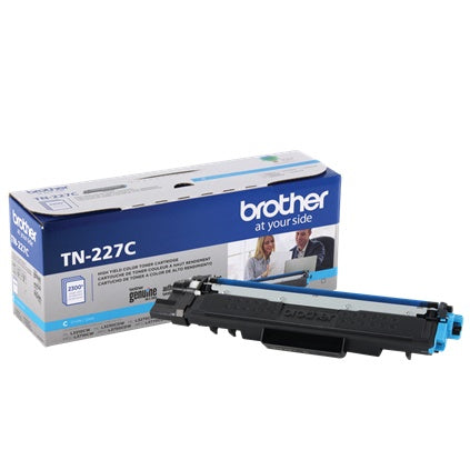 Toner Brother TN227C | Rendimiento 2300 Páginas, Color Cian