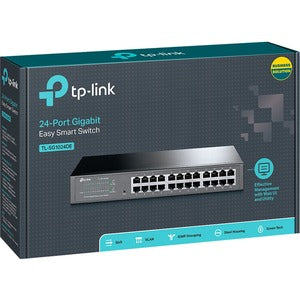 Conmutador TP-Link TL-SG1024DE | 24 Puertos Gigabit, Gestión de Capa 2