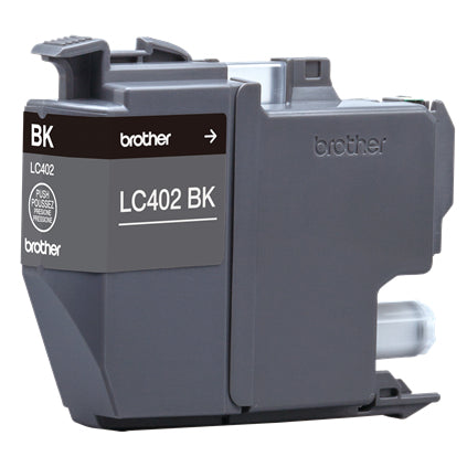 Cartucho de Tinta Brother LC402BKS | Rendimiento de 550 Páginas, Tinta Negra