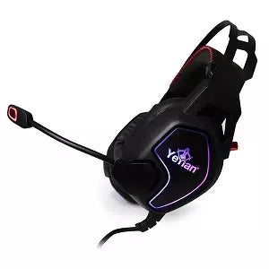 Diadema Gaming Qian YDV-33403 | RGB, Conexión 3.5 mm y USB