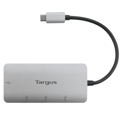 Targus Ach226bt Concentrador USB - USB 3.0 Typo C - 5gb/s - Mouse, Teclado, Disco Duro, Unidad Flash - Externo - Plata - 4 Total USB Port(s) - 4 USB 3.0 Port(s) - Pc, Mac