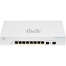 Cisco Switch Cbs220 Administrable Smart Capa 2, 8 Puertos Gigabit Ethernet, Poe+ con 65w Totales, 2 Puertos Sfp (2x1g), el Smartnet Se Adquiere Por Separado