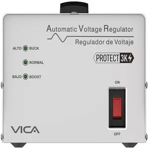 Regulador Automático de Voltaje Vica PROTECT 3K | 3000VA, 4 Tomas Nema 5-15R