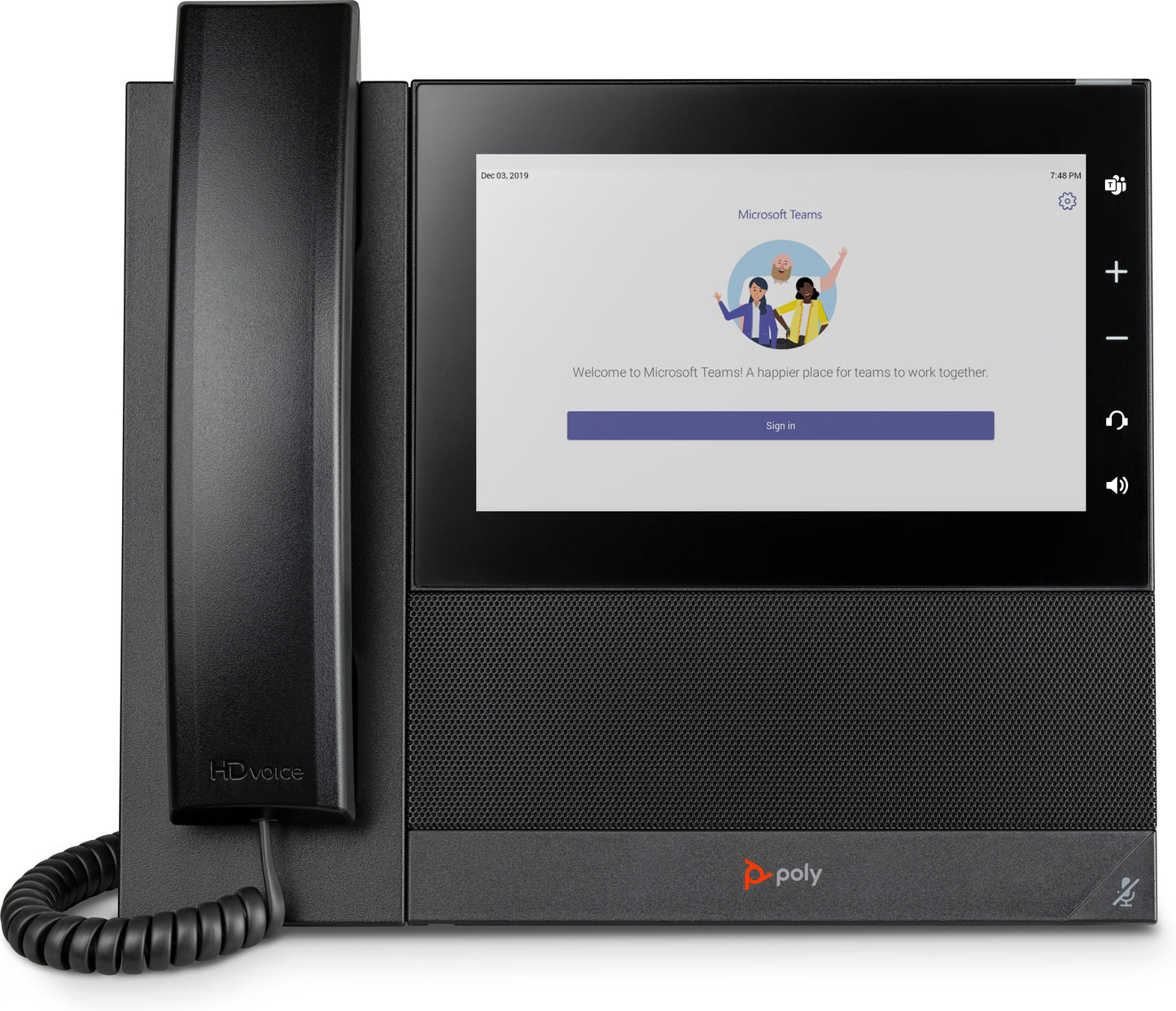 Teléfono de Negocios HP Poly CCX 600 | Compatible con Microsoft Teams, PoE Habilitado
