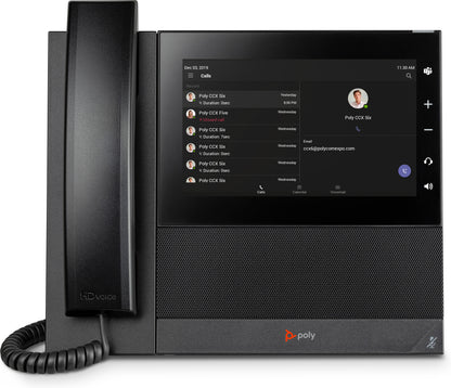 Teléfono de Negocios HP Poly CCX 600 | Compatible con Microsoft Teams, PoE Habilitado