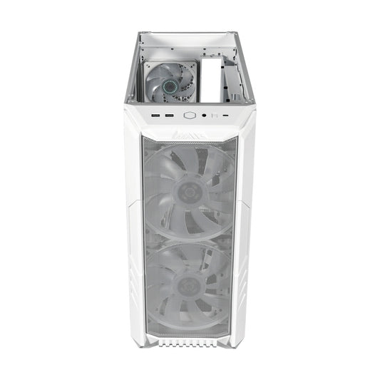 Gabinete Cooler Master Haf 500 Argb Blanco Tg Media Torre Atx