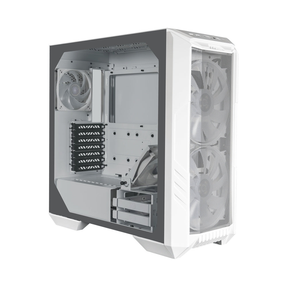 Gabinete Cooler Master Haf 500 Argb Blanco Tg Media Torre Atx