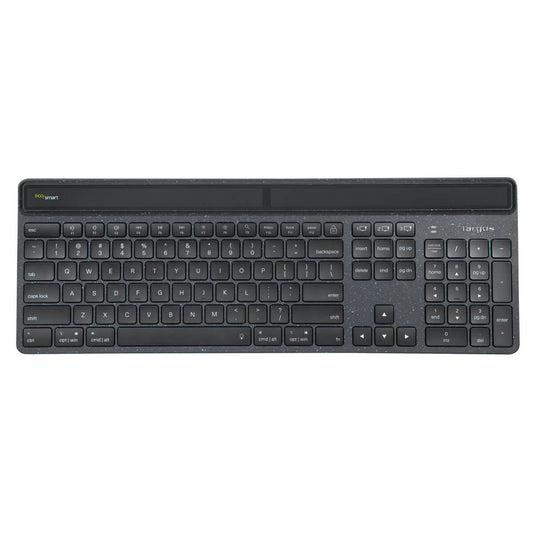 Targus Ecosmart Teclado - Inalámbrico Conectividad - USB Tipo C Interfaz - Español - Negro - Tijeras Llave de Contacto - Bluetooth - 5 - Chromeos, Windows, Macos, Ipados, Ios, Android - Portátil -