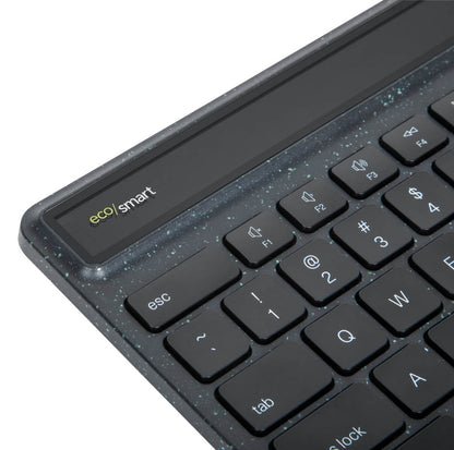 Targus Ecosmart Teclado - Inalámbrico Conectividad - USB Tipo C Interfaz - Español - Negro - Tijeras Llave de Contacto - Bluetooth - 5 - Chromeos, Windows, Macos, Ipados, Ios, Android - Portátil -