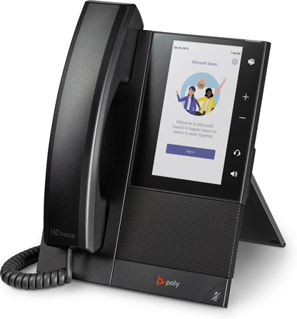 Teléfono de Negocios HP Poly CCX 500 | Compatible con Microsoft Teams, PoE Habilitado