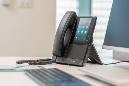 Teléfono de Negocios HP Poly CCX 500 | Compatible con Microsoft Teams, PoE Habilitado