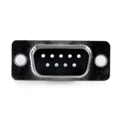 Startech.com Adaptador Conversor Modular Serie de Db9 a Rj45 - Macho a Hembra - Negro