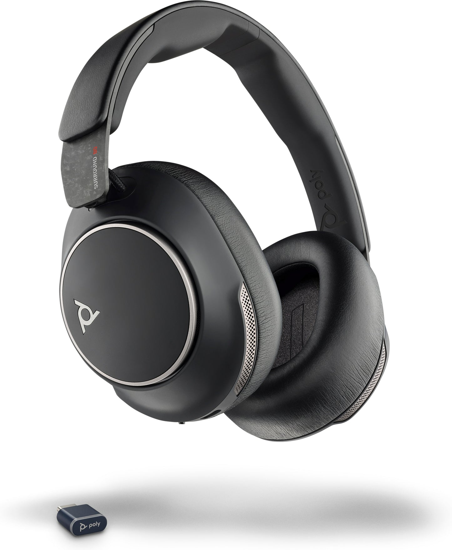 Auriculares HP Poly Voyager Surround 80 UC | USB-C, Adaptador USB-C/A