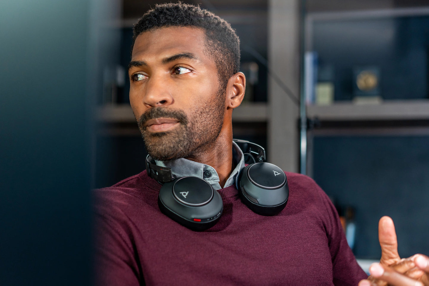 Auriculares HP Poly Voyager Surround 80 UC | USB-C, Adaptador USB-C/A