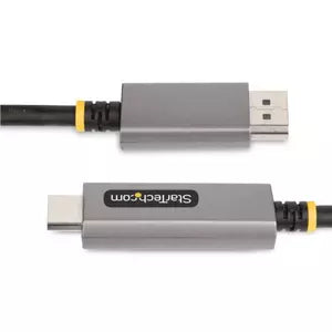 Adaptador StarTech.com DisplayPort a HDMI 2m | 8K 60Hz, 4K 144Hz, HDR10