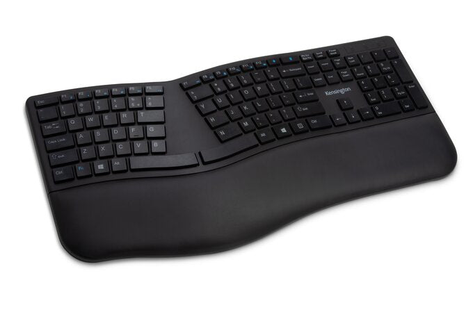 Kensington Pro Fit Ergo Teclado - Inalámbrico Conectividad - Español - Negro - Bluetooth/rf - 4.2 - 2.40GHZ - Aaa Tamaño de Batería Admitida