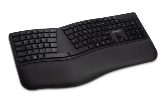 Kensington Pro Fit Ergo Teclado - Inalámbrico Conectividad - Español - Negro - Bluetooth/rf - 4.2 - 2.40GHZ - Aaa Tamaño de Batería Admitida