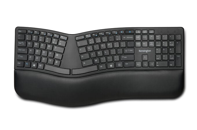 Kensington Pro Fit Ergo Teclado - Inalámbrico Conectividad - Español - Negro - Bluetooth/rf - 4.2 - 2.40GHZ - Aaa Tamaño de Batería Admitida