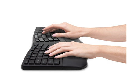 Kensington Pro Fit Ergo Teclado - Inalámbrico Conectividad - Español - Negro - Bluetooth/rf - 4.2 - 2.40GHZ - Aaa Tamaño de Batería Admitida