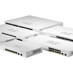 Cisco Switch Cbs220 Administrable Smart Capa 2, 24 Puertos Gigabit Ethernet, Poe+ con 195w Totales, 4 Puertos Sfp (4x1g), el Smartnet Se Adquiere Por Separado