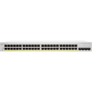 Cisco Switch Cbs220 Administrable Smart Capa 2, 48 Puertos Gigabit Ethernet, No Poe, 4 Puertos Sfp (4x1g), el Smartnet Se Adquiere Por Separado
