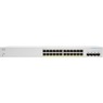 Cisco Switch Cbs220 Administrable Smart Capa 2, 24 Puertos Gigabit Ethernet, Poe+ con 382w Totales, 4 Puertos Sfp (4x1g), el Smartnet Se Adquiere Por Separado