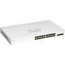 Cisco Switch Cbs220 Administrable Smart Capa 2, 24 Puertos Gigabit Ethernet, Poe+ con 382w Totales, 4 Puertos Sfp (4x1g), el Smartnet Se Adquiere Por Separado