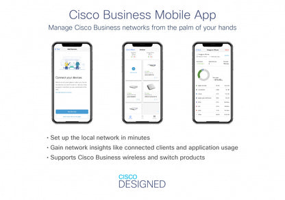 Cisco Switch Cbs220 Administrable Smart Capa 2, 8 Puertos Gigabit Ethernet, Poe+ con 130w Totales, 2 Puertos Sfp (2x1g), el Smartnet Se Adquiere Por Separado