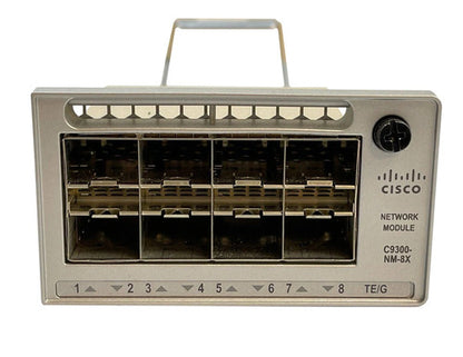 Módulo de Red Cisco C9300-NM-8X | 8 Puertos SFP+ (4x1G/10G), Compatible con Catalyst 9300