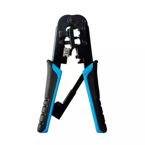 Pinza Crimpeadora BRobotix 180568 | RJ11, RJ45, Color Azul
