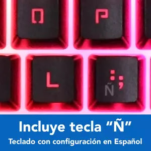 Teclado Combo USB Iluminado Metalico Humo