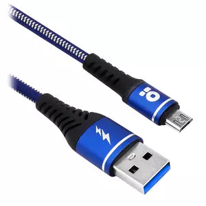 Cable USB V2.0 a Micro B 1.0m Denim Azul