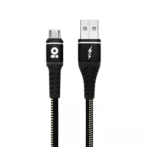 Cable USB BRobotix 6000724 | V2.0, Micro B, 1.0m Denim Negro