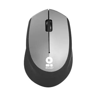 Mouse Inalámbrico BRobotix 6000786 | Color Gris, Batería de Larga Duración