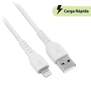 Cable USB BRobotix Fastcharge V3.0 Lightning 1m | Carga Rápida, Conector Lightning