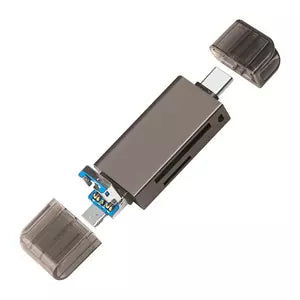 Lector USB BRobotix 6006085 | Tipo C, Compatible con MicroSD
