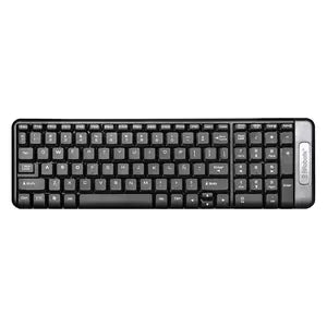 Teclado y Mouse Inalámbrico BRobotix 6000625 | Multimedia, Color Gris