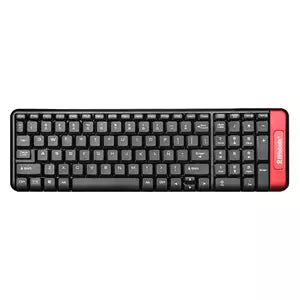 Teclado y Mouse Inalámbrico BRobotix 6000632 | Multimedia, Color Rojo