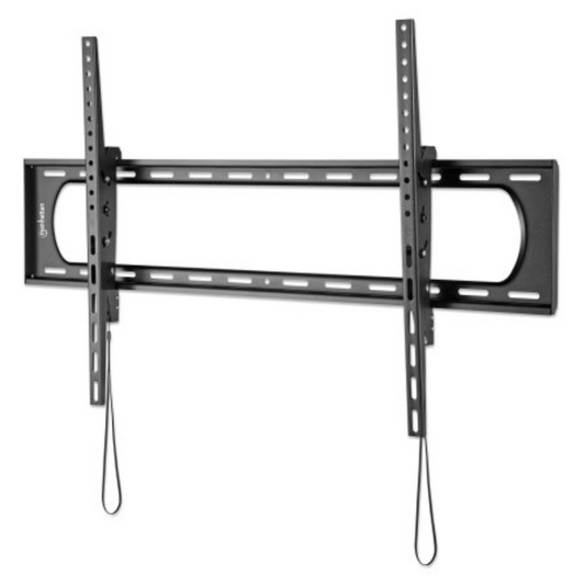 Manhattan Soporte de Montaje para Soporte de Sobremesa, Pantalla Curva, Tv, Pantalla Lcd, Monitor Oled, Plasma Tv - Negro - Horizontal - 1 Pantalla(s) Admitidas - 152.4CM a 304.8CM (120") para