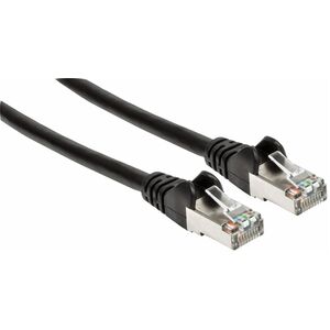 Cable Patch Cat 6a, 2.1m( 7.0f) S/ftp Neg - Cable For Dispositivo de Red, Conmutador, Panel de Conexión, Módem, Router, Enchufe de Pared - 10gbit/s - Cable de Conexión - Apantallado - Oro Conector