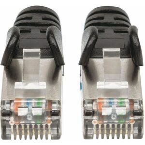 Cable Patch Cat 6a, 2.1m( 7.0f) S/ftp Neg - Cable For Dispositivo de Red, Conmutador, Panel de Conexión, Módem, Router, Enchufe de Pared - 10gbit/s - Cable de Conexión - Apantallado - Oro Conector