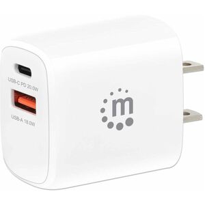 Cargador Pared Intellinet 406291 | USB-C PD 20W, Adaptador Universal