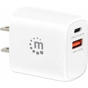 Cargador Pared Intellinet 406291 | USB-C PD 20W, Adaptador Universal