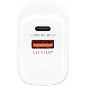 Cargador Pared Intellinet 406291 | USB-C PD 20W, Adaptador Universal