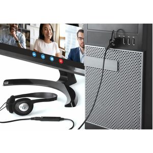 Adaptador de Auriculares Intellinet 153560 | Plástico, Cobre, Compatible con PC, Smartphone, Macbook