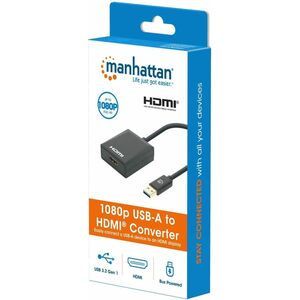 Convertidor Video Intellinet 153690 | USB 3.2 a HDMI, 1080p (1920 x 1080)